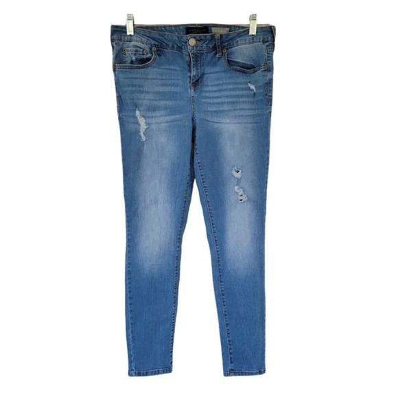 Aeropostale Denim - Aeropostale Women's Distressed Jegging‎ Blue Size 12R